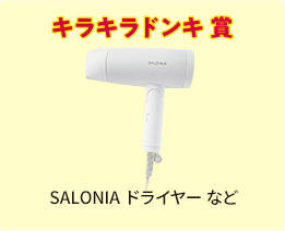 キラキラドンキ賞 SALONIA ドライヤー など