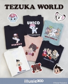 手塚キャラクターたちのTシャツが登場！